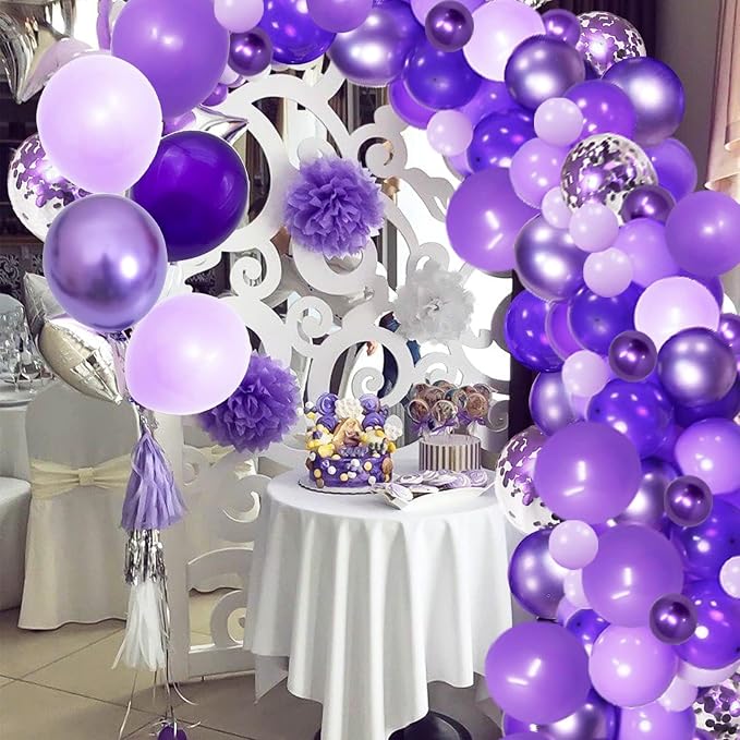 Purple Shades Balloons Garland Arch Kit - Image 8