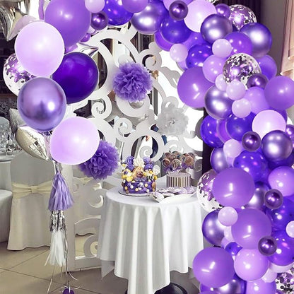 Purple Shades Balloons Garland Arch Kit - Image 8
