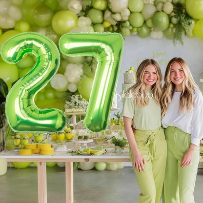 40 Inch Green Number 27 Balloon Lime Big Large Helium Number 0-9 | Giant - Image 5