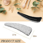 2PCS Rhinestone Hair Clips,Snap Hair Accessories,Decorative Hair Clips,Rhinestone Barrettes For Women Girls(SET17)