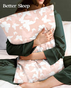 2 Pack Mulberry Silk Pillowcase for Hair and Skin - Standard Size 20 x 26 Inches with Hidden Zipper PK Butterfly 19 Momme Soft Sleeping Silk Pillow Case for Women, Moms