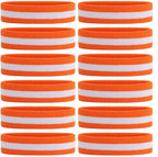 ONUPGO Sweatband Headbands for Men & Women -12PCS Sports Headbands Moisture Wicking Athletic Cotton Terry Cloth Headband for Tennis,Basketball,Football,Gym,Working Out
