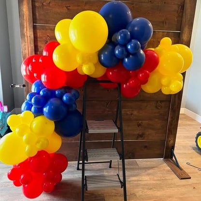 Blue Red Yellow Balloons Royal Blue Yellow Red Balloons - Image 3