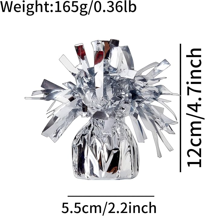 Balloon Weights Silver 6Pcs | Perfect - Image 3