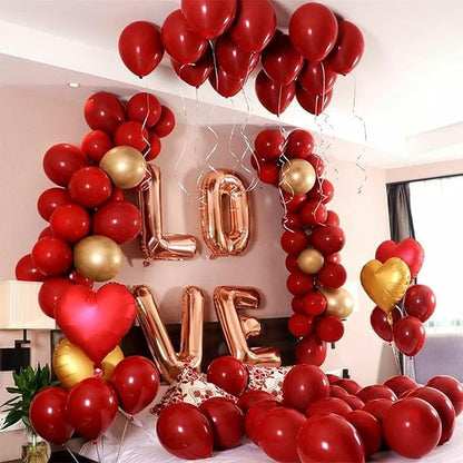 Red and Gold Balloons, Thick & Durable, - Image 6