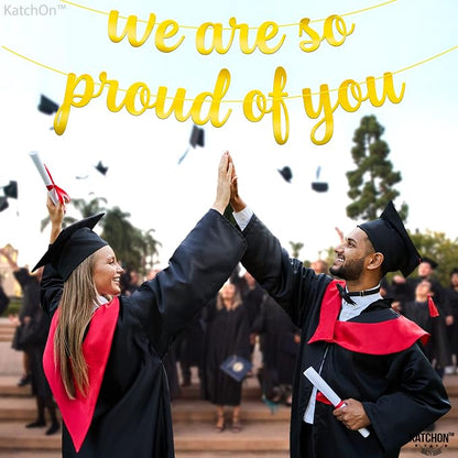 Katchon We are So Proud of You Banner 10 Feet, Gradauation Decorations 2026 | - Image 6