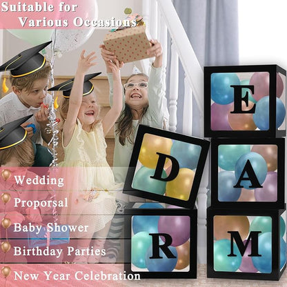Black Clear Balloon Boxes, Baby Boxes - Image 4