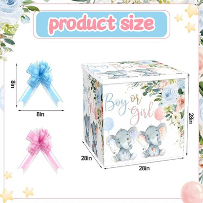 AmazingSpark 28in Giant Gender Reveal Gift Box - Image 2