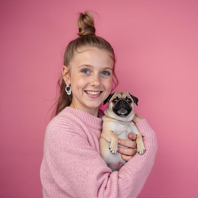 Kate Seamless Paper Backdrop for Photography Solid Pink Backdrop Paper - Image 5