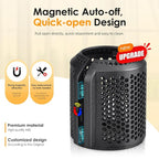 Magnetic Outer Filter Cover Compatible with Dyson Supersonic HD01 HD03 HD08 HD15 Hair Dryer Attachment, Hair Dryer Filter Cage Replacement Parts(Gray)