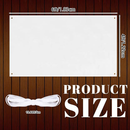 Zonon Large Blank Banners And Signs Polyester Oxford Cloth Sublimation Banner - Image 4