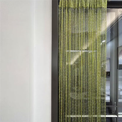 ave split Decorative Door String Curtain Wall Panel Fringe Window Room Divider - Image 5