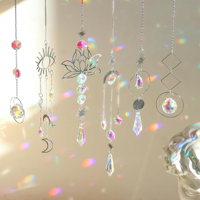 ilclviz Suncatcher Crystal Hanging Sun Catcher Prism | Sun Catcher Prism - Image 6
