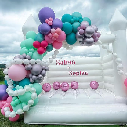 Pearl White Linking Balloons, Tails Balloon - Image 9
