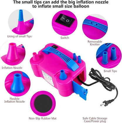 Electric Balloon Pump Dual Nozzle 110V 600W - Image 2