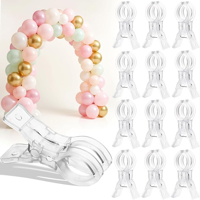 12 Pack Balloon Arch Clips by Unknown