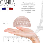 Camila Paris CP3202 French Hair Clip for Women Thick Hair for Long Curly Wavy Hair, Girls Hair Claw Clips Jaw, Durable Styling Big Claw Clip for Thick Hair, Strong Hold No Slip Grip, Made in France
