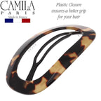 Camila Paris CP2793 French Hair Barrette Clip for Women, Handmade, Tokyo, Slide-in Metal-Free Closure, Strong Hold Grip Hair Clips for Girls, No Slip Durable Styling Hair Accessories, Made in France