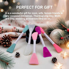 Mask Applicator Silicone Face Brush Face Mud Cream,Clay Mask,DIY,Modeling Mask Brushes DIY Mud Mixing Spatula Double-end Handheld Scoop Skin Care Make up Foundation Gel Cosmetic Tools