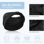 Wide Headbands for Women Knotted No Slip Head Bands Soft Turban Headband Hair Accessories Boho African Solid Color Head Wraps for Women Yoga Workout Pack of 6