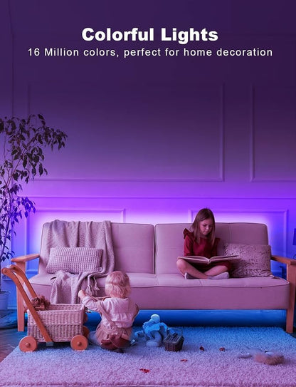 DAYBETTER Smart RGB Led Strip Lights, 200ft Led Lights - Image 2