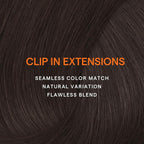 Full Shine 28 Inch Clip in Hair Extensions Real Human Hair Dark Brown Clip in Extensions Brown Real Hair Extensions Clip ins for Women Triple Weft Invisible 7 Pcs 150 G