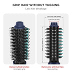 Hair Dryer Brush, Aima Beauty 4-in-1 Upgrade Hot Air Straightener Curler Function for Women, Hair Styling Tools, Prussian Blue-Round