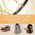 Silver Gray Hair Dye Shampoo for Women & Men - 3-in-1 Hair Color & Care, Gentle Covers Gray Hair in Minutes, Easy At-Home Color Shampoo Hair Dye, Formulated for Color Treated Hair, 16.9 Fl Oz