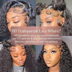 250% Density Deep Wave Human Hair Wig13x6 Mongolian Lace Front Deep Curly Lace Front Wigs Human Hair Pre Plucked Deep Wave Frontal wig For Black Women Full And Thick (22Inch, 13x6 Wig)