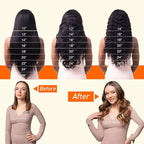 Full Shine Tape in Hair Extensions 1B Balck Fading to 6 Brown and 1B Black Straight Hair Extensions Tape in Human Hair Seamless Skin Weft 20 Pcs 50 Gram Invisible 16 Inch for Wedding
