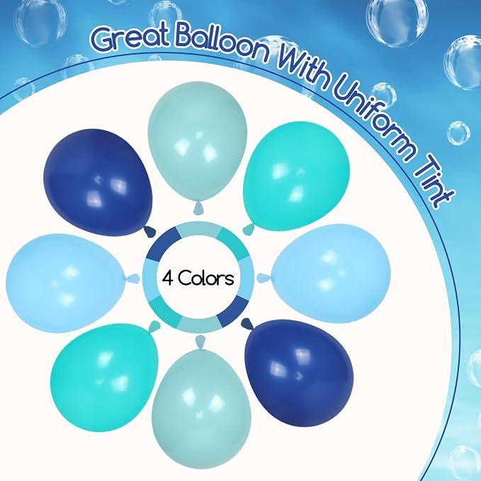 60pcs Under the Sea Balloons, Ocean Balloon - Image 3