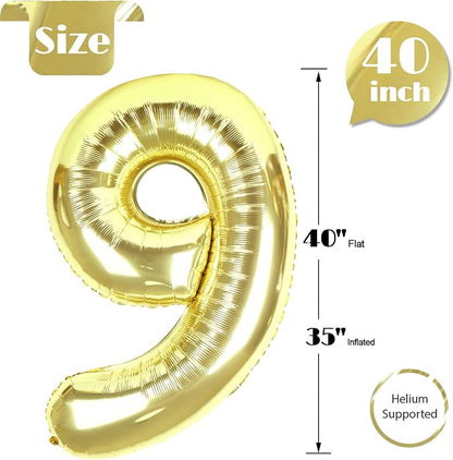 Light Gold 9 Balloon - Image 5