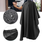 Black Waterproof Hair Salon Cape Professional Barber Cape with Metal Snap Closure Hair Cutting Cape (Black-20 Pack)