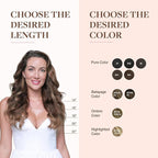 GOO GOO Clip in Hair Extensions Real Human Hair, Remy Human Hair Extensions Clip ins for Women, Natural Human Hair, 22 Inch 140g 7Pcs, 4/27/4 Balayage Chocolate Brown to Caramel Blonde