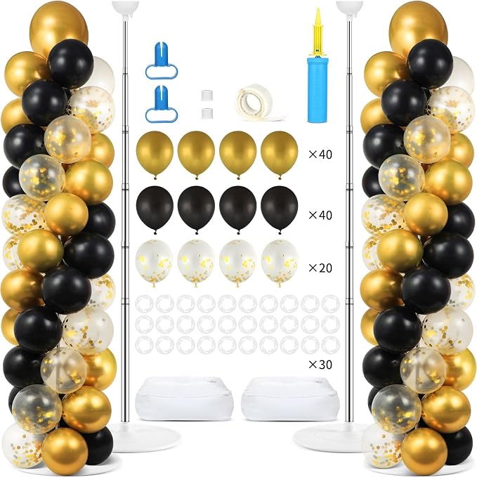 2 Sets Balloon Column Stand Kit by ZOIIWA