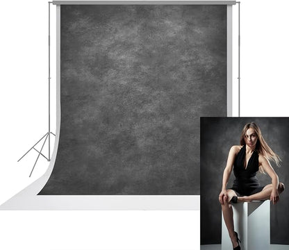 UrcTepics 5×7 ft Abstract Grey Vintage Photography Backdrops, Classic Abstract by UrcTepics