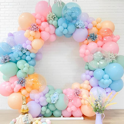 Voircoloria 110pcs Pastel Macaron Latex Party Balloons, 12inch | - Image 5