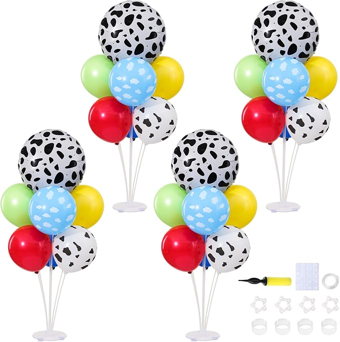 Toy Inspired Story Balloon Table Centerpiece Stand Kit 4 Sets by ZyloonDecoration