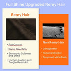 Full Shine Short Brown Hair Extensions Clip in Human Hair Triple Weft Remy Hair Clip in Extensions Invisible Dark Brown Hair Extensions Straight Brazilian Hair 10 Inch 7 Pcs