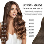 WENNALIFE Clip in Hair Extensions Real Human Hair, 14 Inch 120g 7pcs Dark Brown Hair Extensions Clip In Human Hair Remy Hair Double Weft