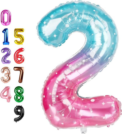 2 Balloon 40 inch Number Balloons by Enyeopd