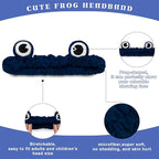 Jowmoy blackish green Frog Eye Elastic Headband - Versatile for Spa, Skincare, Makeup, Face Wash, Fun Gift for Women (1 Pack)