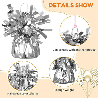Skylety 12 Pack Metallic Balloon Weights, Party Decorations Weights - Image 3