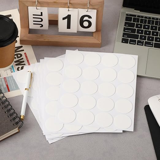 JANYUN 140 Pcs Sticky Dots, 40mm Putty Clear Double Sided Tape - Image 4