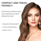 Root Touch Up Hair Color Powder For Concealing Hair Loss and Thinning, Gray Hair Shadow Powder Root Cover Up Hairline Powder For Women Men Eyebrows, Beard Line (Dark Blonde, 0.14 Ounce)