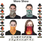 Headband Neck Gaiter Head Wrap Headwear Face Mask Magic Scarf Bandana for Men and Women