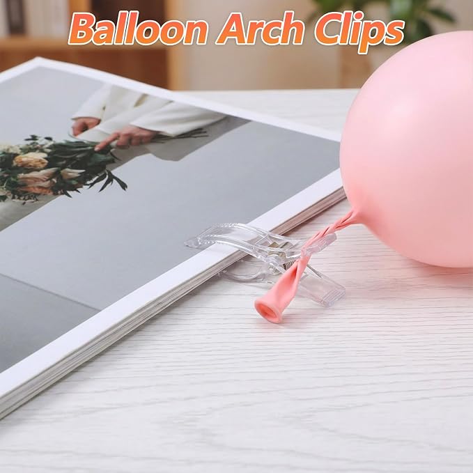 30pcs Balloon Arch Clips Clear Balloon Clamps - Image 7