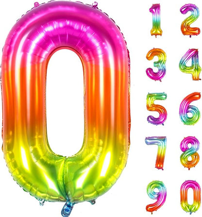 Number Balloon, 40 Inch Giant Number Balloons by IOOYEE