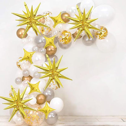 HILAVO 12PCS Gold Star Balloons - Image 5