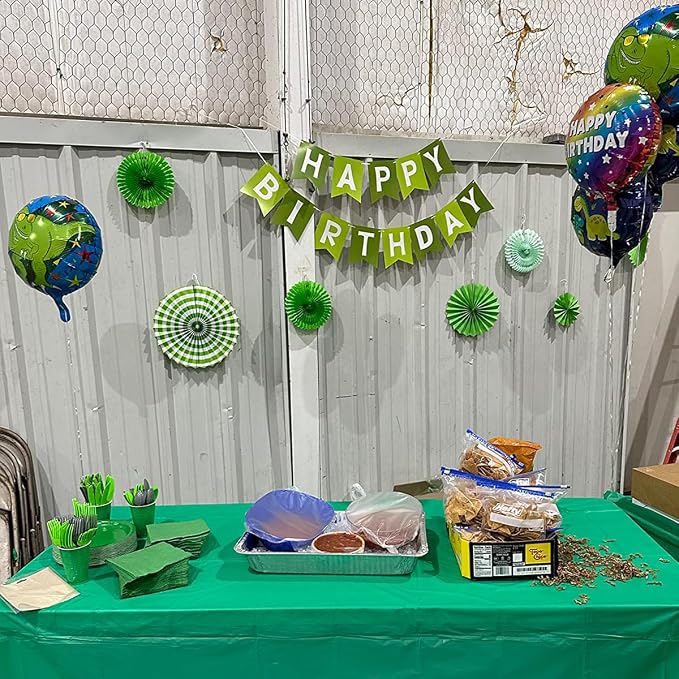 Green Happy Birthday Banner - Image 6